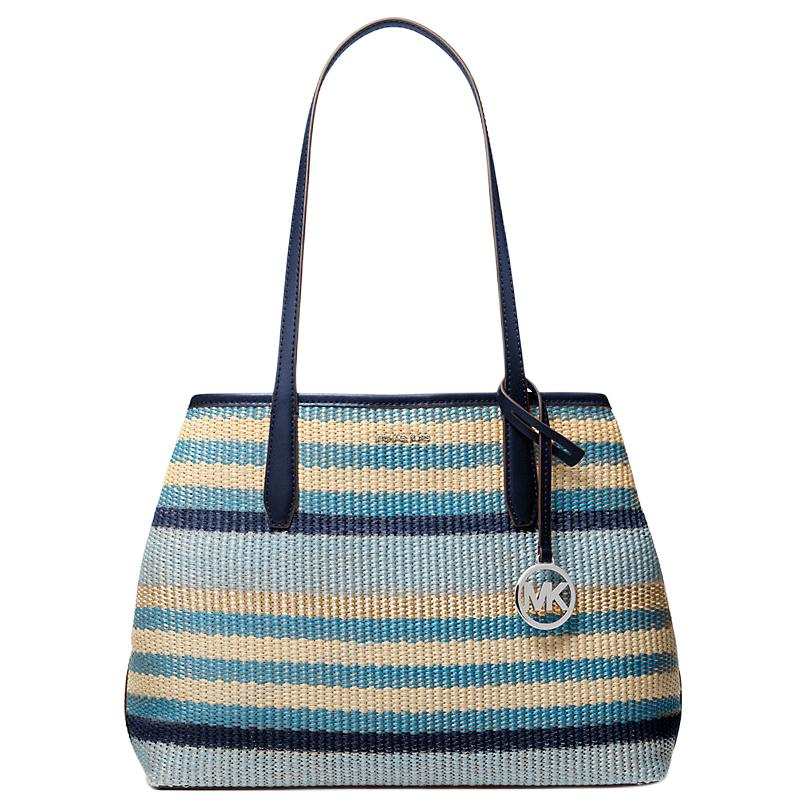 MICHAEL KORS Polypropylene With Polyester Tote Bag, Shoulder Bag Medium Women's Marine Blue