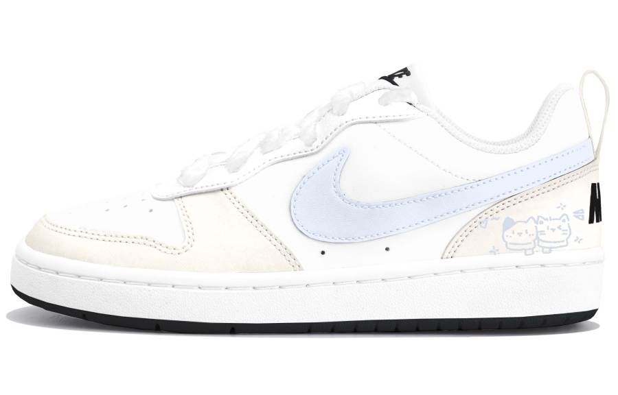 Nike Nike Court Borough Kids' Skateboarding Shoes Blue Teenagers