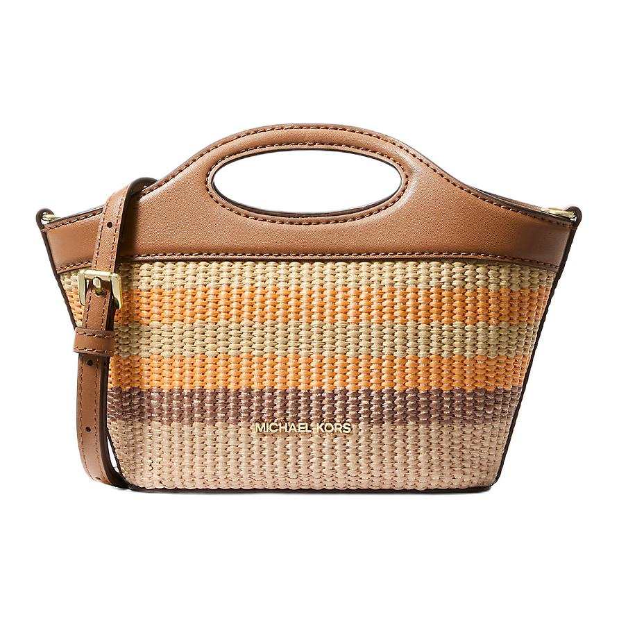 MICHAEL KORS Polypropylene Shoulder Bag, Crossbody Bag, Handbag Small Women's Sparkling Marble Orange
