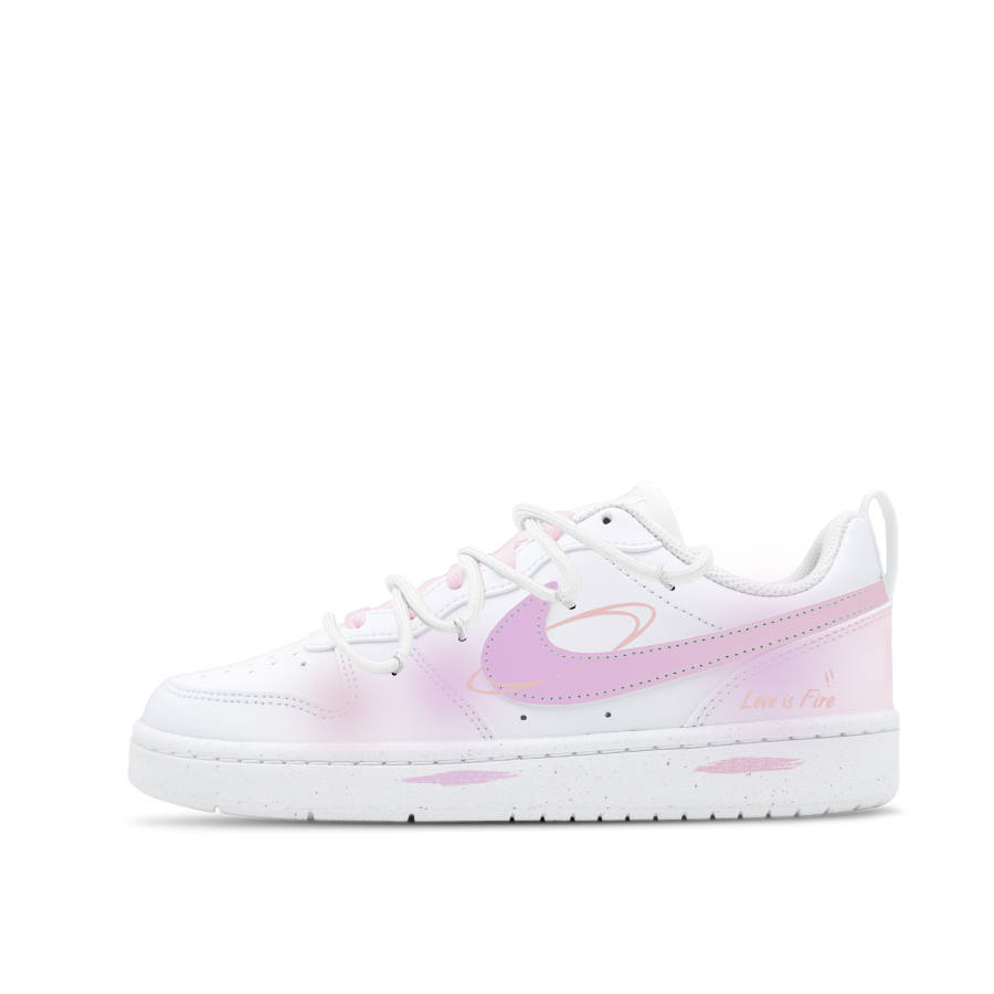 Nike Nike Court Borough Pink Mist Love Song, Zuo Zhi Ye, Good Looking, Girlish Feel, Fresh, Comfortable Individual