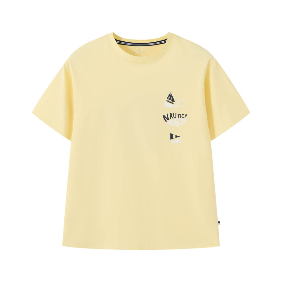 NAUTICA Kids T Shirts Crew Neck Moderate