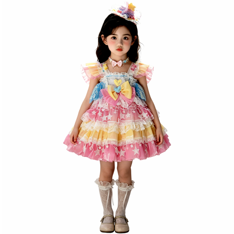 YALU Dress Children Aged 3 7 Years Old