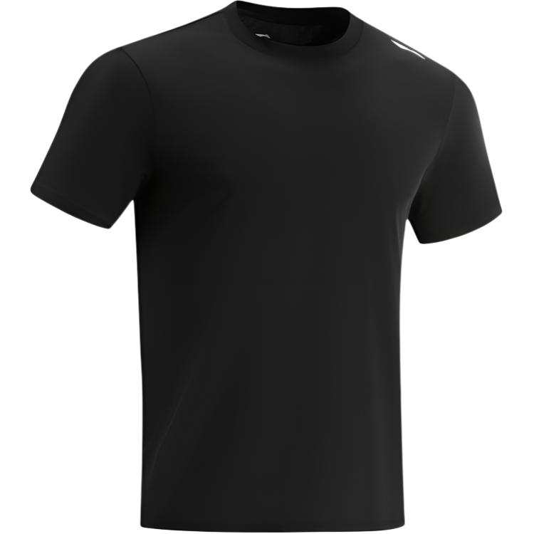 Li-Ning Li Ning T Shirts Men's Black Crew Neck