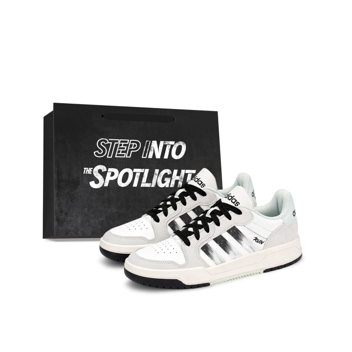 Adidas Adidas ENTRAP Cloud Letter Coverage Slip Resistant Abrasion Resistant Breathable Low top Skateboard Shoes Unisex