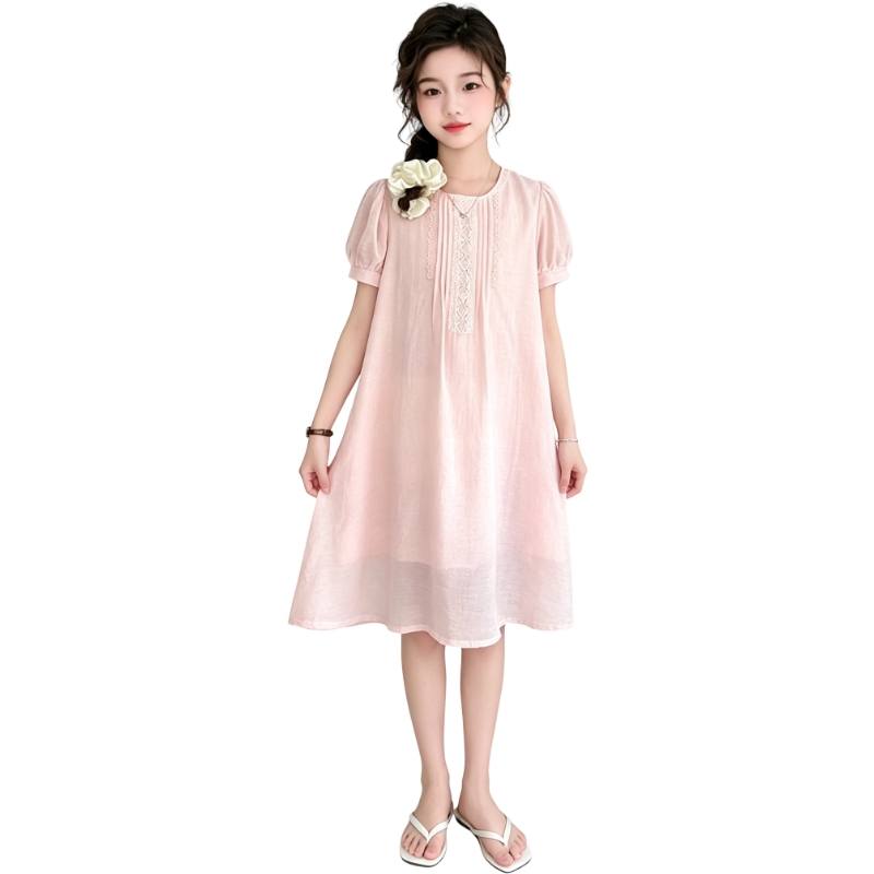 YALU Grade School Dresses Camisole Moderate Midi Skirt