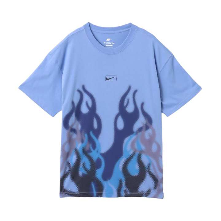 Nike Nike T Shirts Unisex Blue Crew Neck Moderate