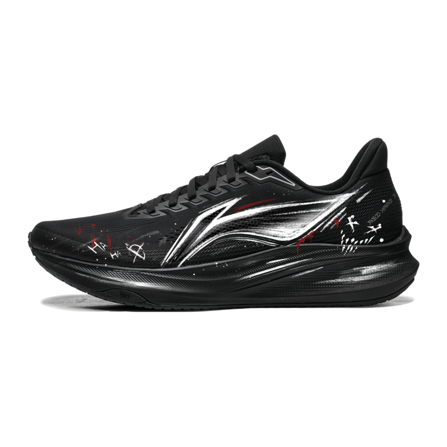 Li-Ning Li Ning Red Hare 9 Cushioning Abrasion Resistant Low top Casual Running Shoes Unisex Black