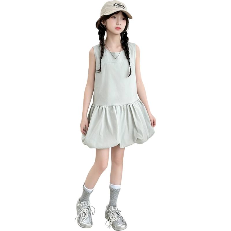 YALU Grade School Dresses Camisole Moderate Midi Skirt
