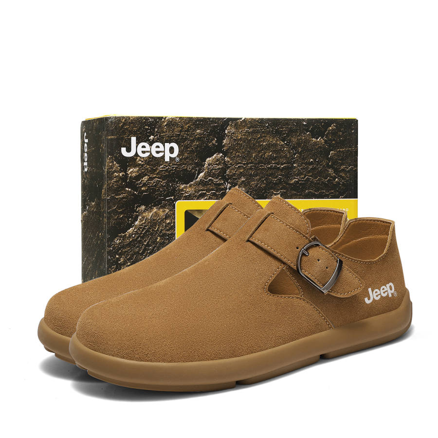 Jeep Abrasion Resistant Breathable Lightweight Height Increasing Casual Shoes Men's