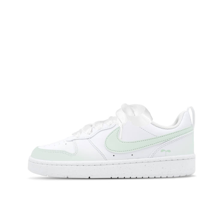Nike Nike Court Borough Mist Bud Light Sequence Leather Slip Resistant, Abrasion Resistant, Breathable Low top