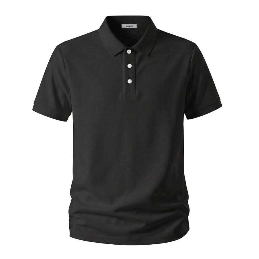 MINISO Polo Shirts Unisex Polo Collar Moderate Straight Fit