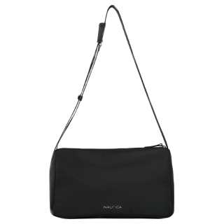 NAUTICA Fabric Shoulder Bag Medium Men's Gray/Black/Blue
