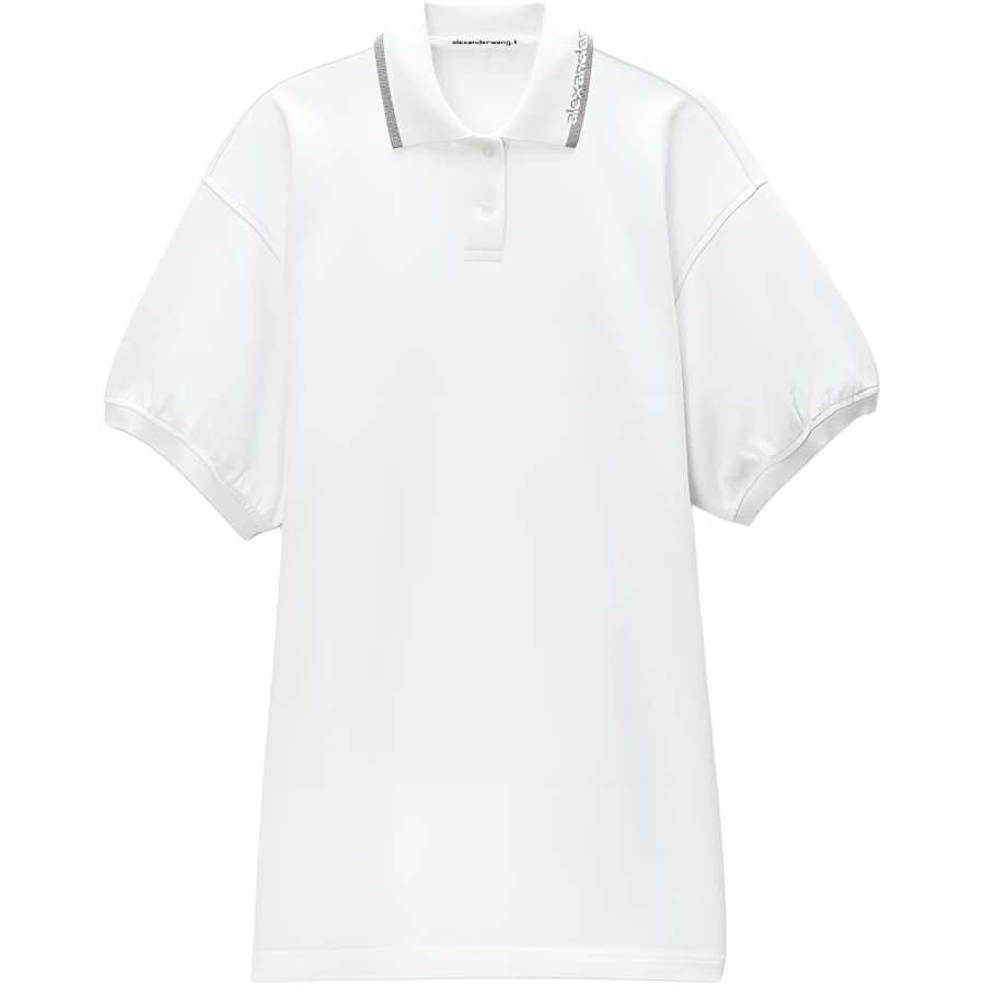 Alexander Wang polo-collar mini dress