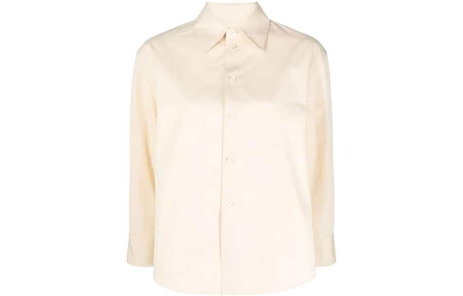 JIL SANDER Shirts Women's Beige Lapel Moderate Other