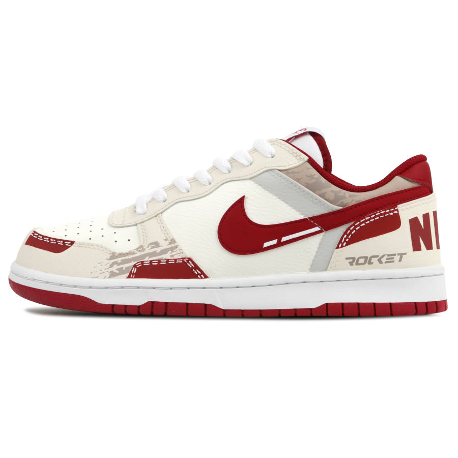 Nike Nike Big Slip Resistant Cushioning Low top Skateboard Shoes Men's Red