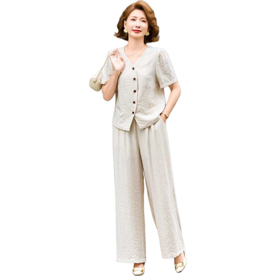 Hodo Casual Suits Women's V Neck Thin