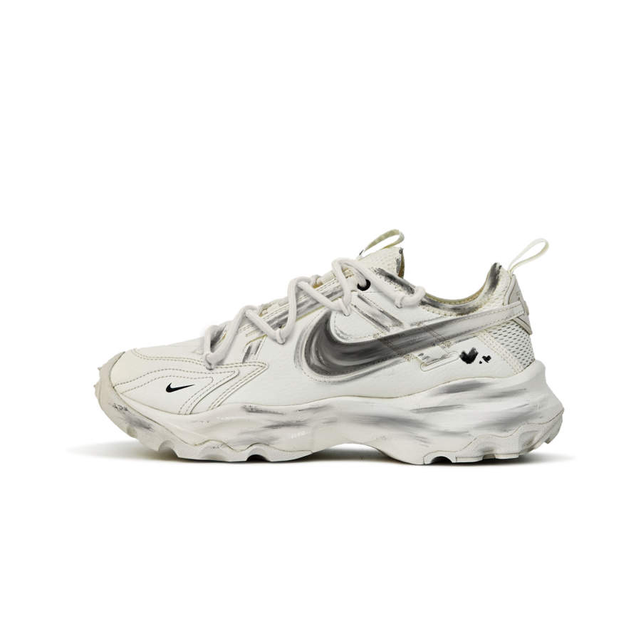 Nike Nike TC 7900 White Moonlight Cushioning Abrasion Resistant Low top Casual Shoes Women's Sail White