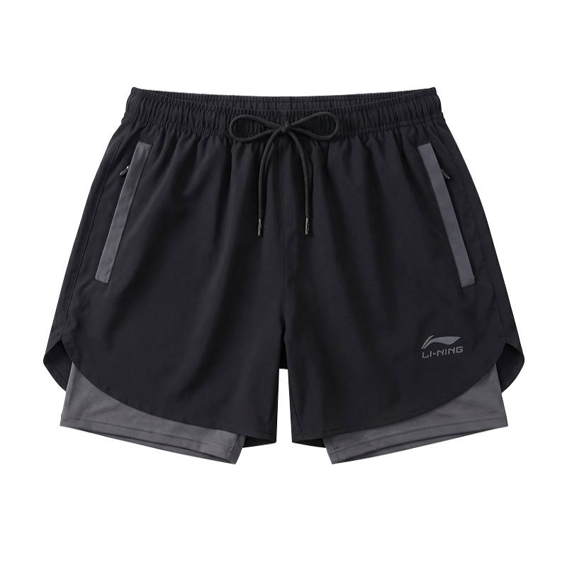 Li-Ning Li Ning Sports Shorts Unisex Black Boxer Short Moderate