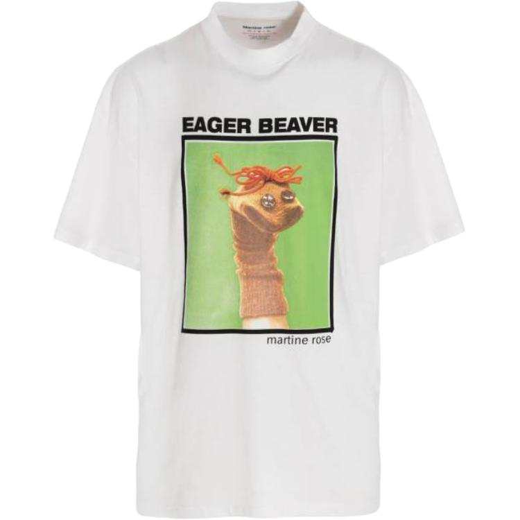 Martine Rose Eager Beaver Crewneck T Shirt