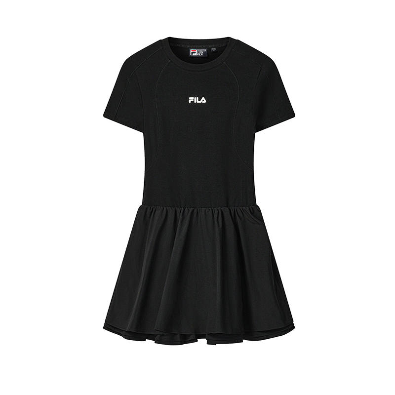FILA ORIGINALE Short Sleeved Dress Women's Jet Black