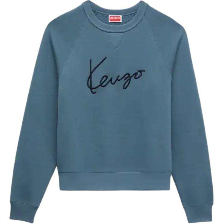 KENZO Sweatshirts Women's Smoke Coal Gray Crew Neck Moderate