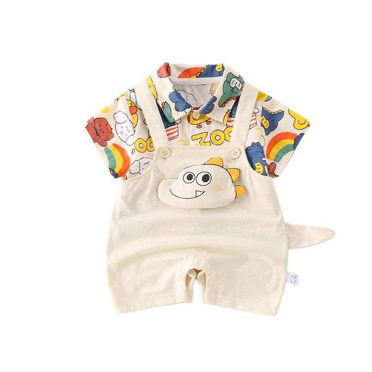 Lanza Jumpsuits & Crawlers Ecru Infant And Toddler