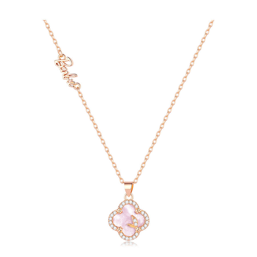 Barbie Clear Quartz Necklaces Women's
