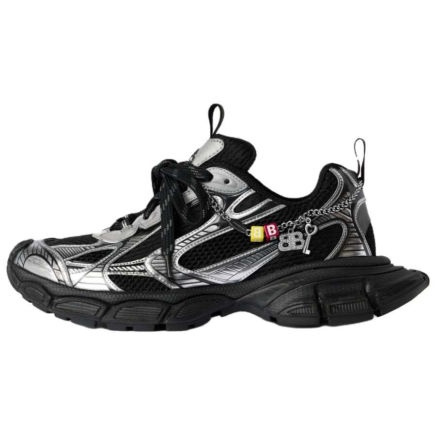 Balenciaga 3XL Gradient Low top Chunky Sneakers Women's Black