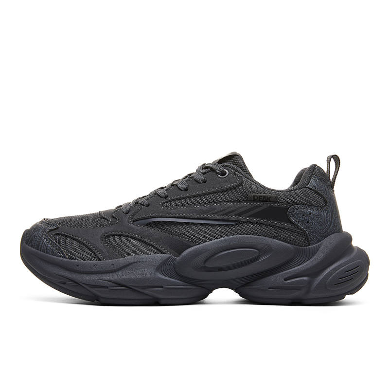 PEAK Taichi Thousand Patrol Cushioning Abrasion Resistant Support Chunky Sneakers Men's Dark Gray