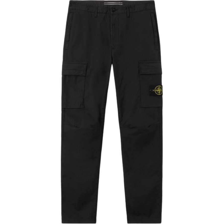 STONE ISLAND Cargo Pants Men's Black Moderate