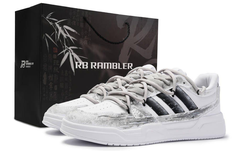 Adidas Adidas LITE BALLER Abrasion Resistant Low top Skateboard Shoes Unisex Gray