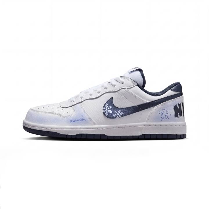 Nike Nike Big Frost Snow Prologue Synthetic Leather Abrasion Resistant Breathable Low top Skateboard Shoes Men's