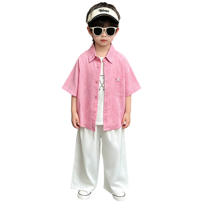 Lanza Kids Casual Sportswear Polo Collar Thin Stretch