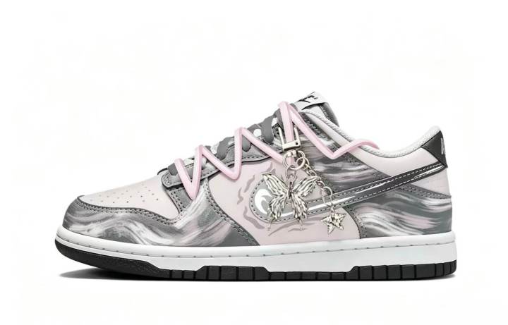 Nike Nike Dunk GS Cherry Blossom Pink, Fall Winter, Girlfriend, Girlish Style, Cute, Romantic, Versatile Leather