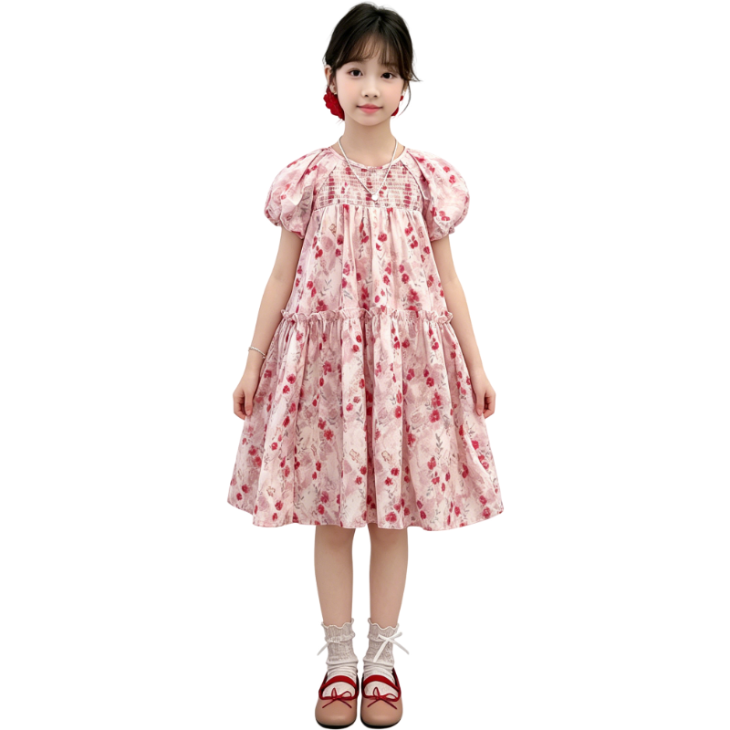 YALU Grade School Dresses Camisole Moderate Midi Skirt