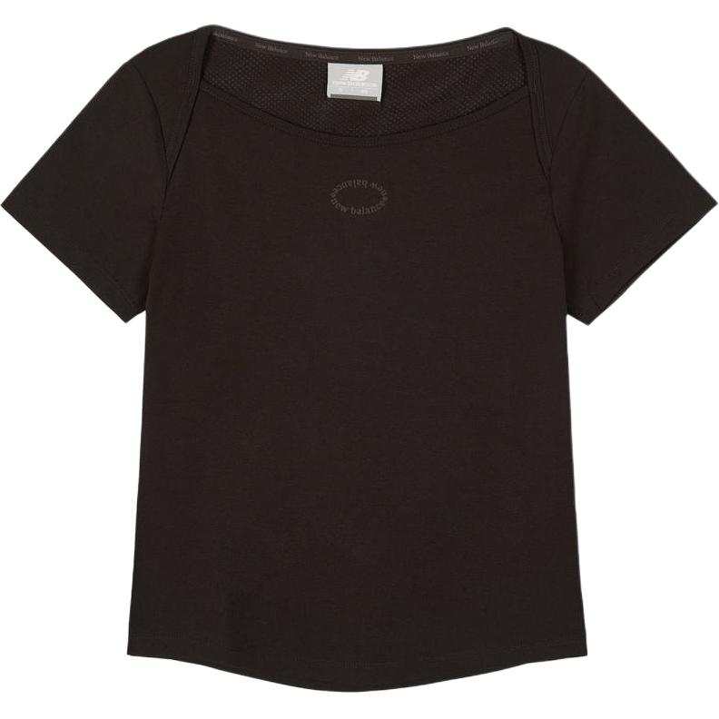 New Balance New Balance T Shirts Women's Brown Crew Neck