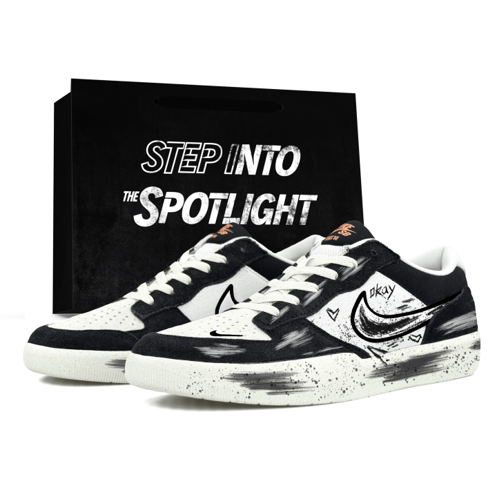 Nike Nike SB Force 58 Suede Slip Resistant Abrasion Resistant Low top Skateboard Shoes Men's
