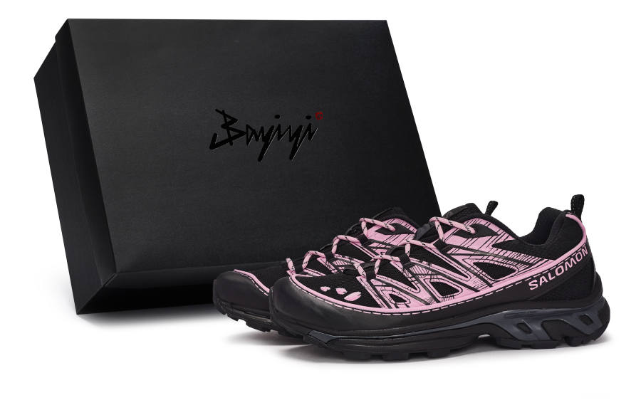 SALOMON XT 6 811 Manufacturing, Cherry Blossom Ink Rain, Special Shoe Box Low top Mountaineering Hiking Shoes Unisex