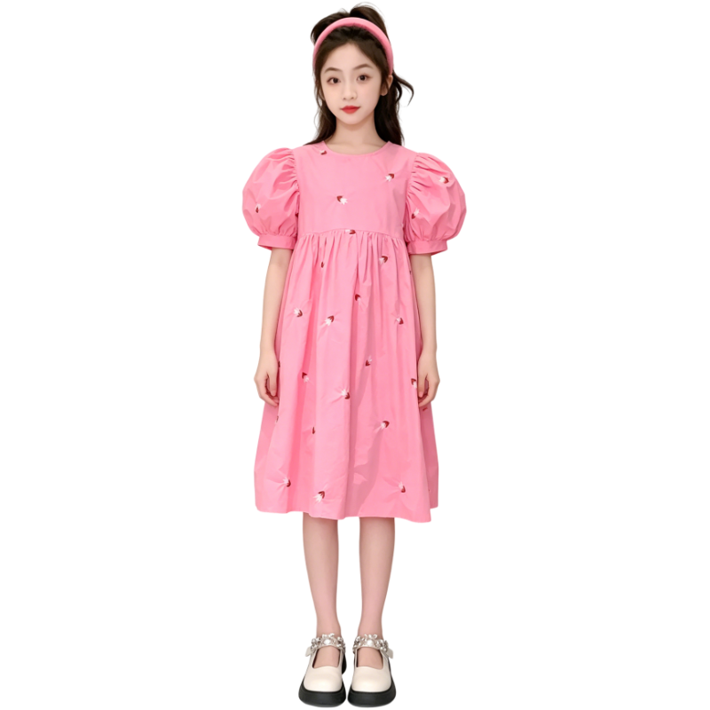 YALU Grade School Dresses Camisole Moderate Midi Skirt