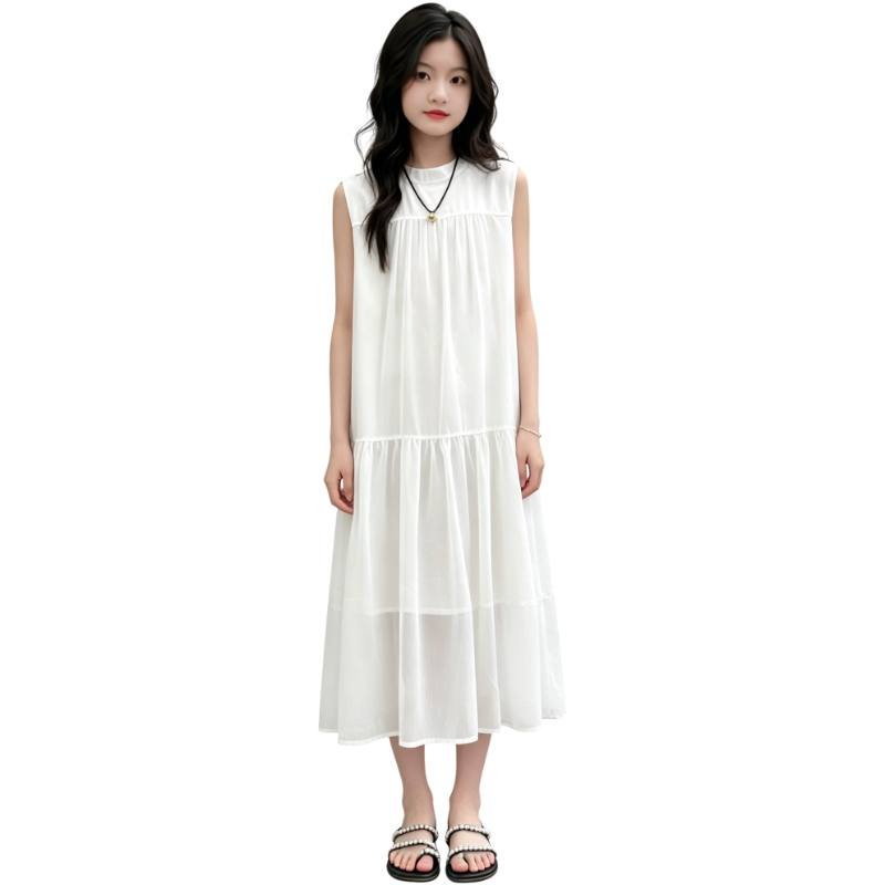 YALU Grade School Dresses Camisole Moderate Midi Skirt
