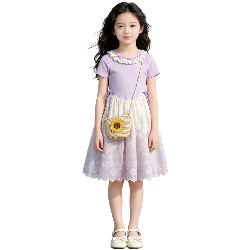 YALU Grade School Dresses Camisole Moderate Midi Skirt