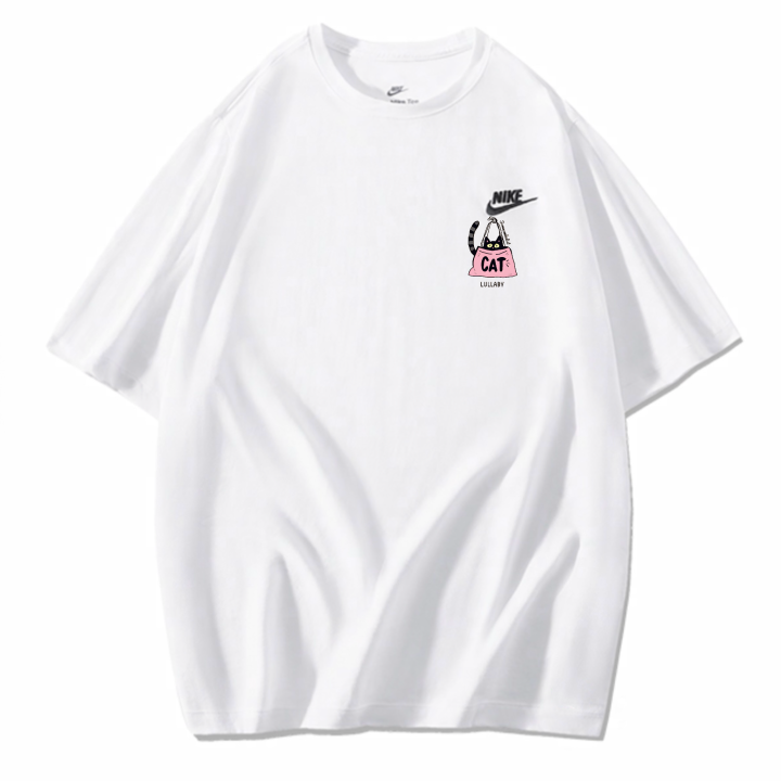 Nike Nike Sportswear T Shirts Unisex White Crew Neck Moderate Straight Fit