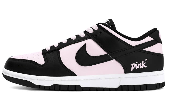 Nike Nike Dunk Low top Skateboard Shoes Women's Black Pink