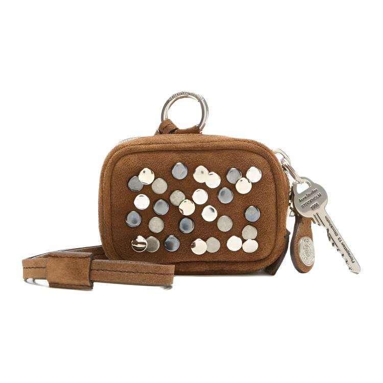 Acne Studios Acne Studios Calfskin Earphone Case Men's Brown