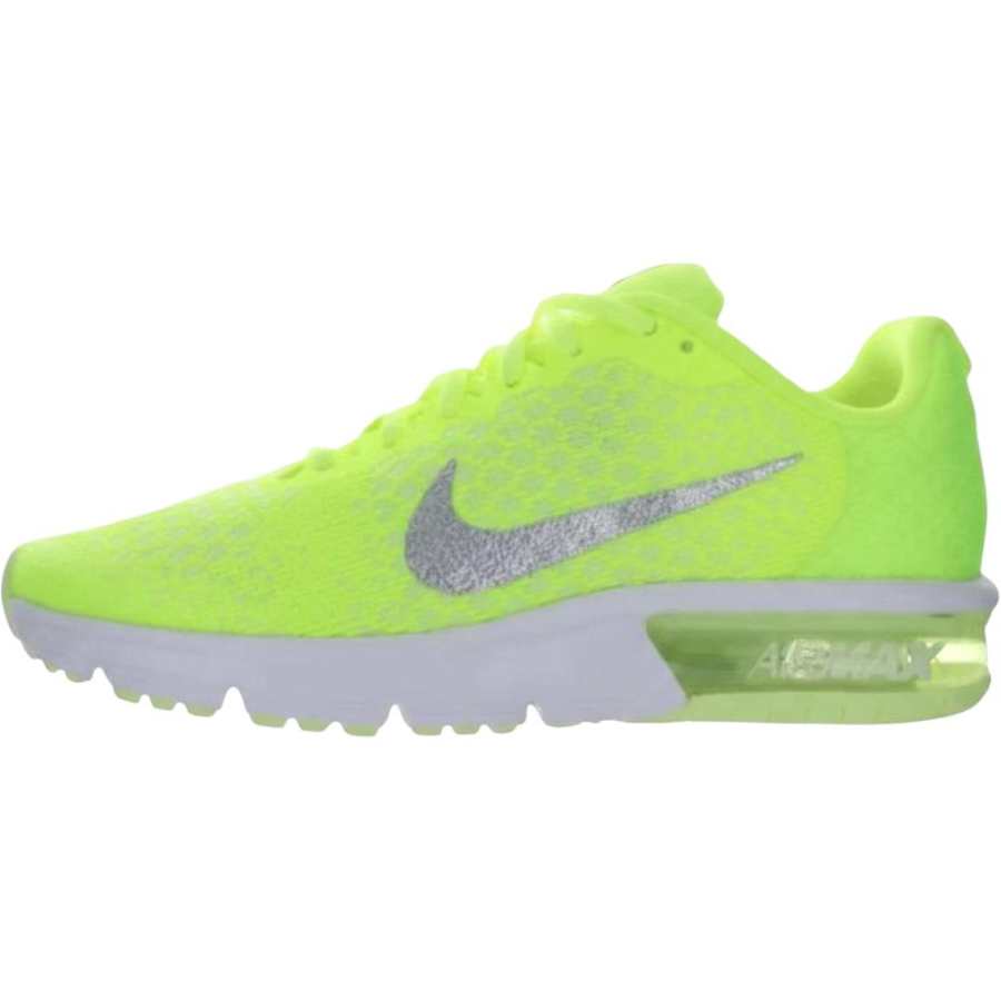 Nike Nike Air Max Sequent 2 Breathable Low top Kids' Running Shoes Green Kids'