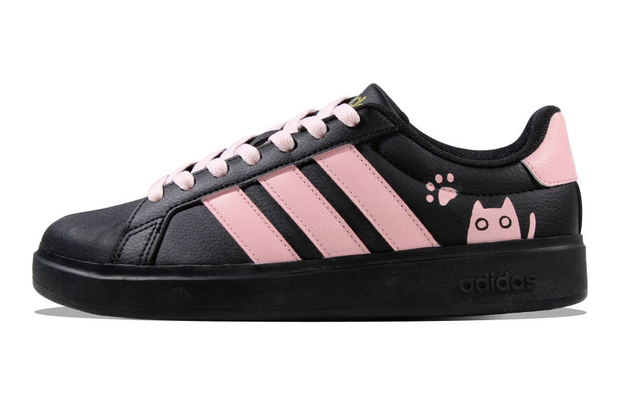 Adidas Adidas Street Talk Pink Kitten Love Confession Synthetic Leather Slip Resistant Lightweight Cushioning