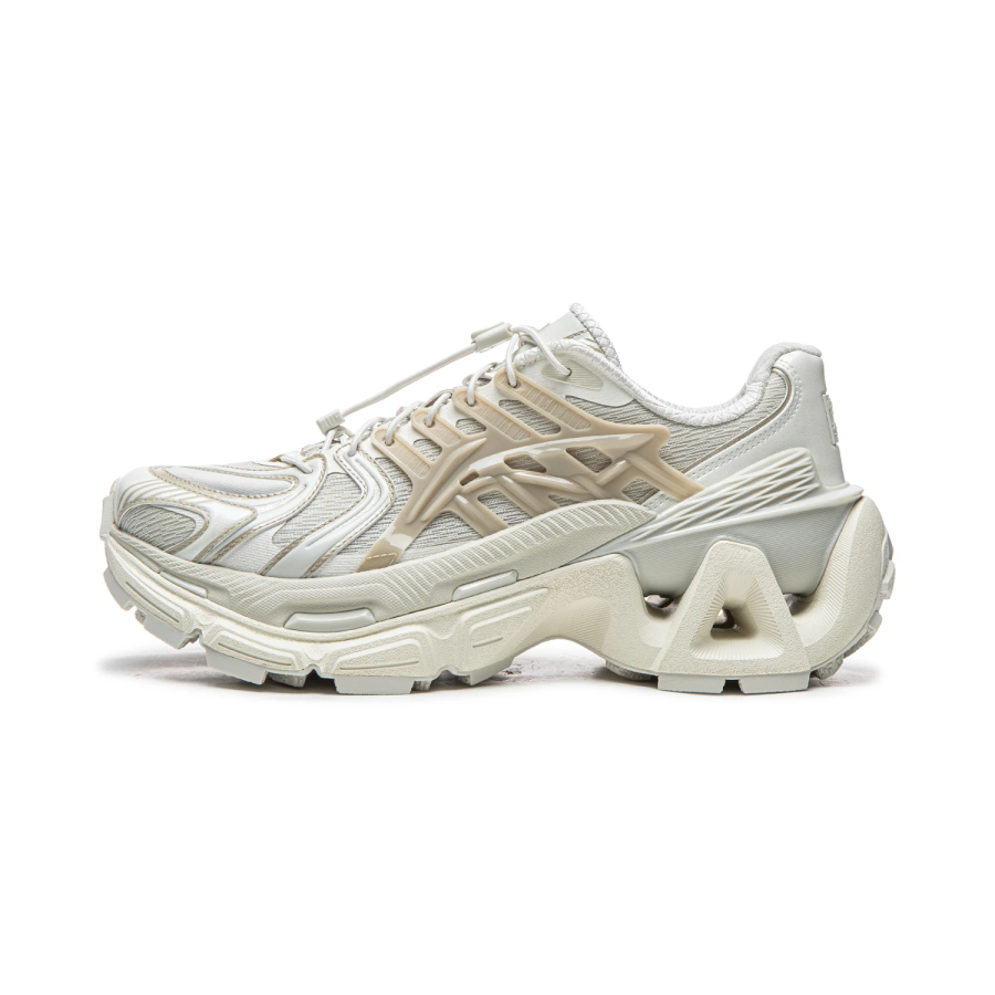Li-Ning Li Ning Breathable Low top Running Shoes Men's Gray