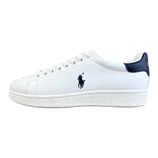 Polo Ralph Lauren Leather Low top Skateboard Shoes Men's White