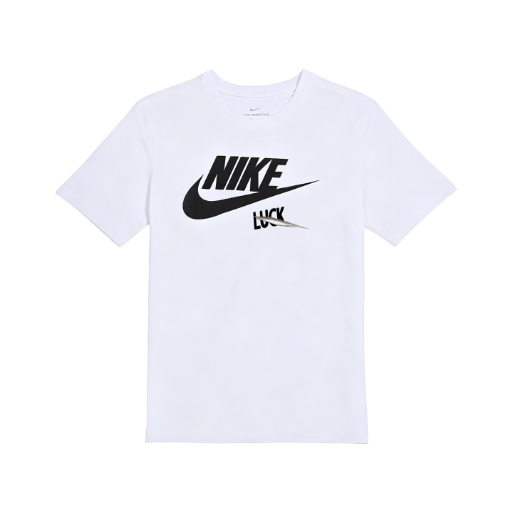Nike Nike Sportswear T Shirts Unisex White Crew Neck Thin Straight Fit