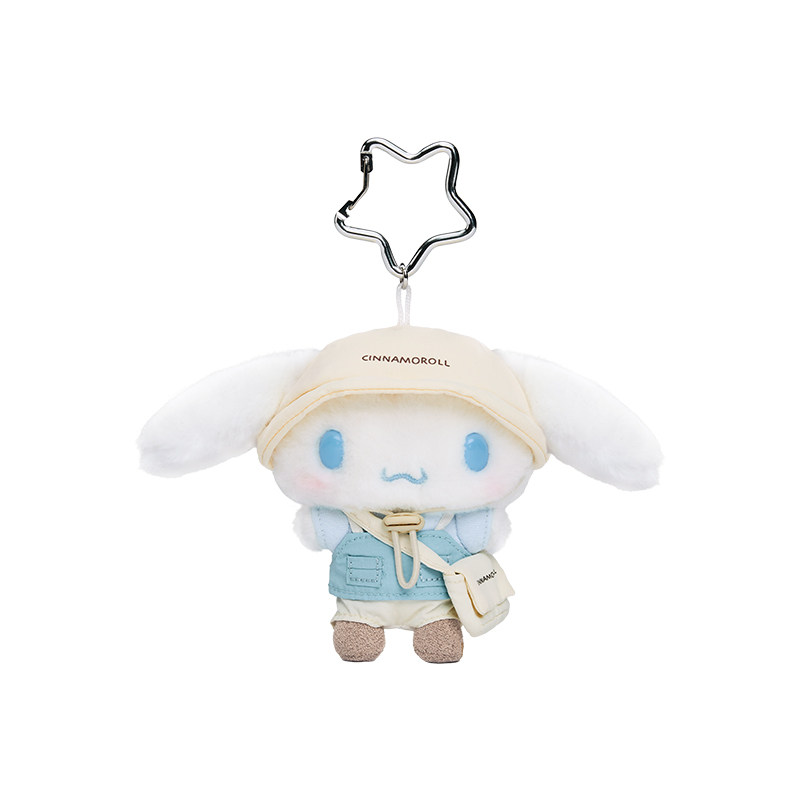 Sanrio Spring Camping Collection Hello Kitty My Melody Keychain Plush Charms 15.5cm/12cm/11cm/13cm/9.5cm H